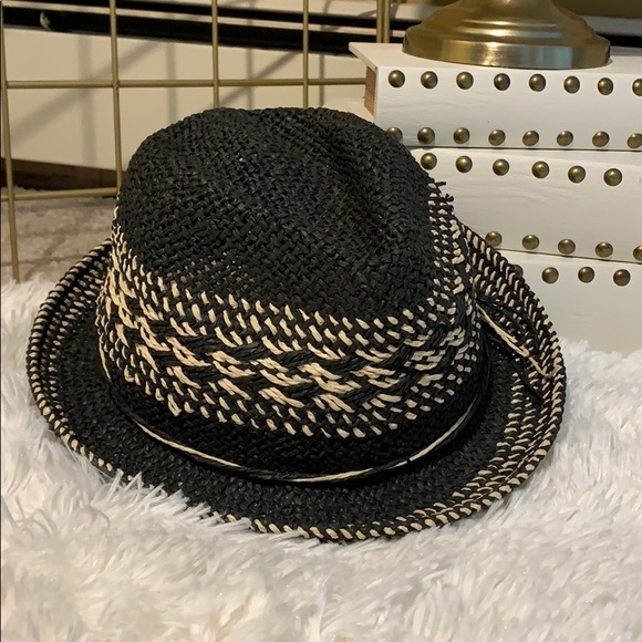 American Eagle Straw Fedora - Picture 1 of 3